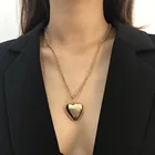 Jewelry Necklace Wholesale 2021 Trendy For Women Minimalist Heart Necklace Jewelry