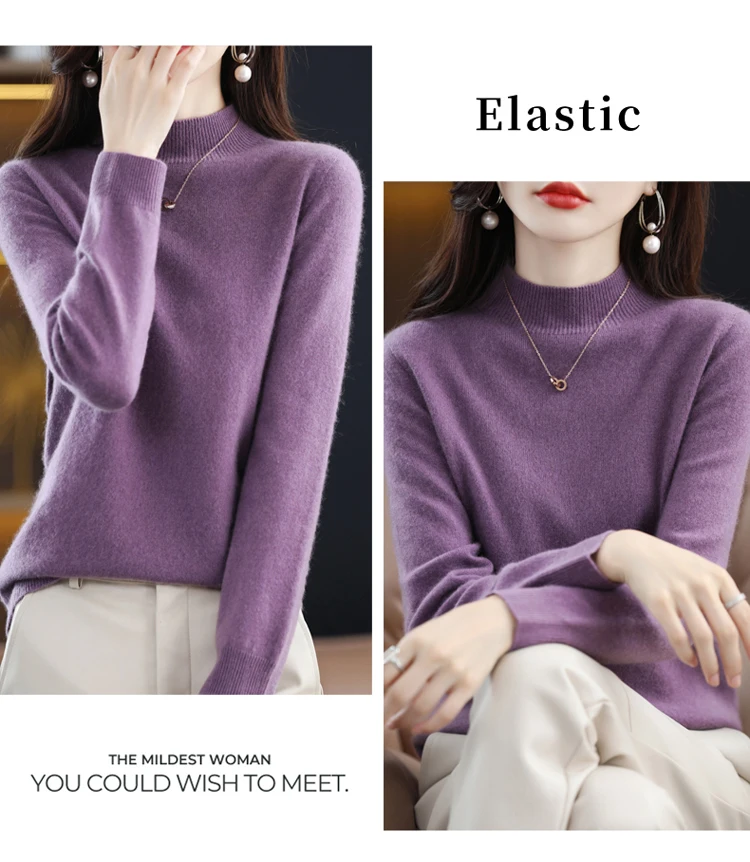 100% merino wool cashmere women