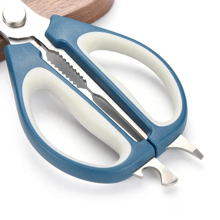 Heavy Duty Multifunction Kitchen Scissors  6 in 1 Utility Detachable Chicken Kitchen Shears With Soft Grip