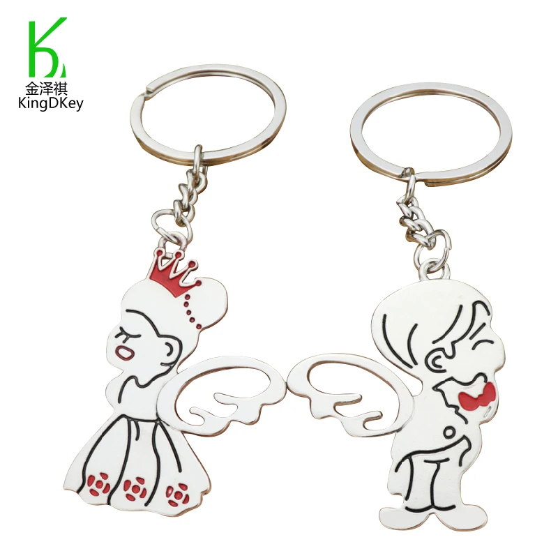High Quality Bride And Groom Lovers Keychain Promotional Gifts Couple  Keychain Wedding Couple Keyring For Wedding - Buy Promotional Gifts Couple  Keychain Bride And Groom Doll Keychain Wedding Couple Keyring For Wedding ,Romantic