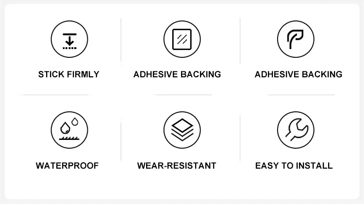 Waterproof Self Adhesive Vinyl Flooring with 3 Years Warranty and 62 Pieces per Carton for Indoor Use