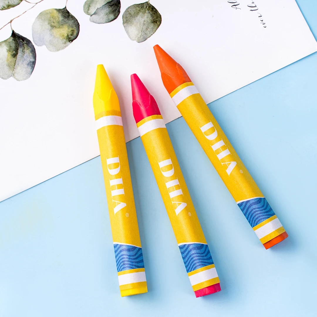 12 Colors Crayons Stick Oil Pastel Art Pen Pencil Wax Drawing Paint Graffiti Pen For School Kids Stationery