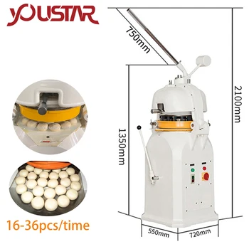 Factory Price Semi Automatic Dough Divider Rounder For Dough Ball Making Machine Bakery Equipment Dough Cutting Machine
