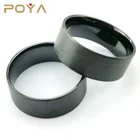 Ring Ring Cores POYA Jewelry 8 Mm Ring Core Black Ceramic Liner For Inlay