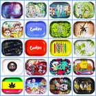 Tray Custom Raw Serving Tray Weed Metal Backwoods Rolling Tray Set Cookies Mold With Magnetic Lid And Grinder
