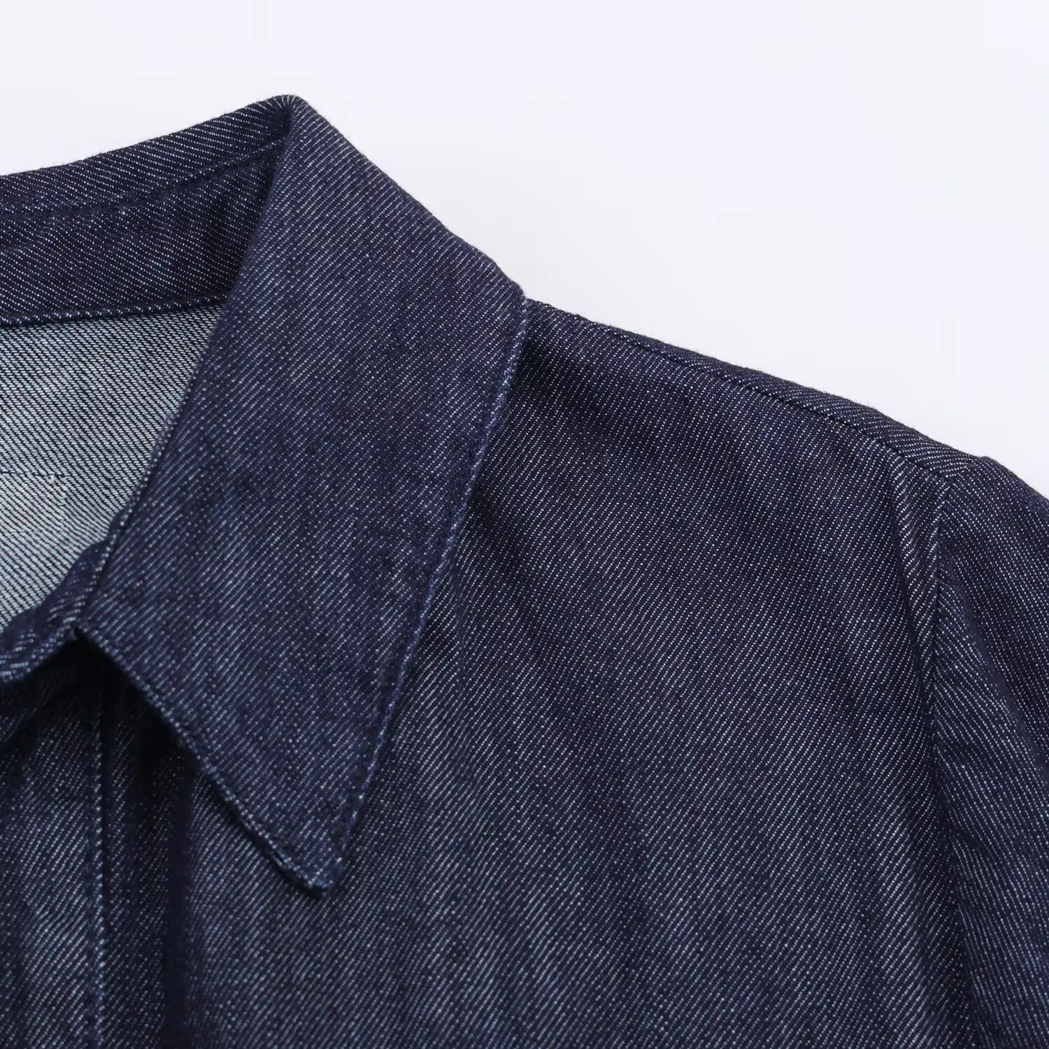 Wholesale European & American Style Women's Streetwear Midi Belted Shirt Dress with Quick Dry Feature details