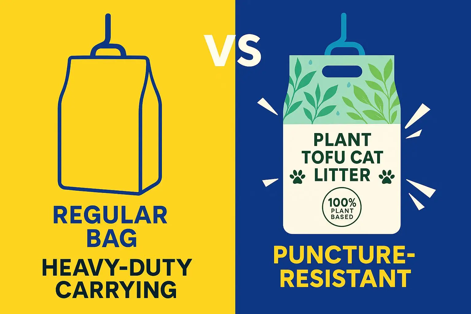 Side Gusset Bag with Handle for Bulk Cat Litter Packaging - detail 8