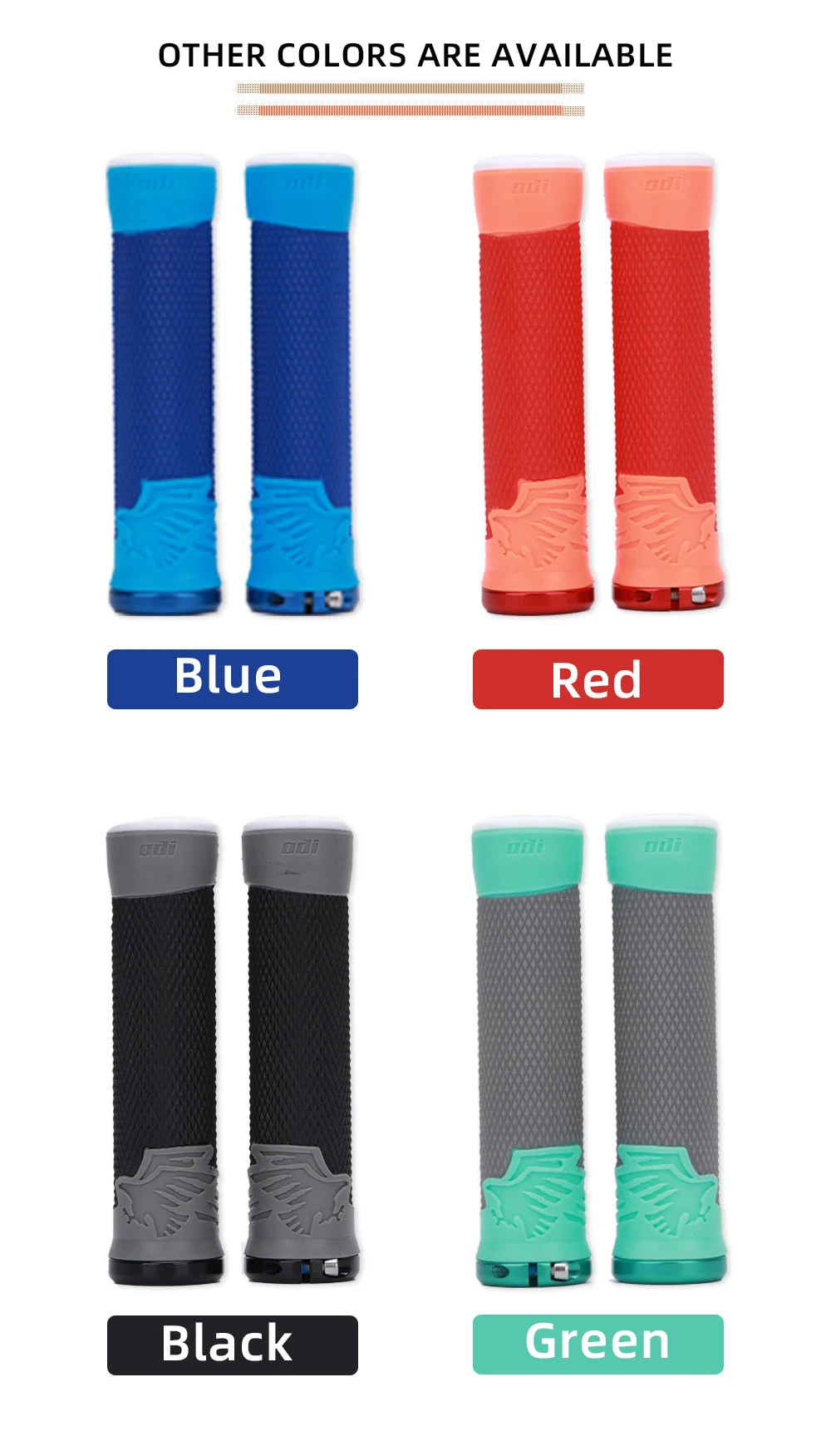 ODI AG2 22.2mm Universal Soft Anti-Skid Bicycle Handlebar Grips MTB and Road Bike Handle Grips for BMX Use