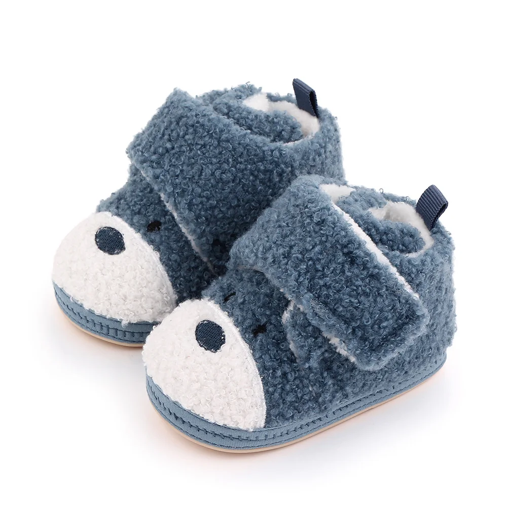 Autumn and Winter Warm Baby Toddler Shoes Non-slip Rubber Soled for Baby Boys and Baby Girls Indoor Cotton Shoes supplier