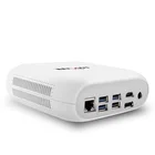Server Sunchip Wholesale AMD Ryzen Athlon NUC Fanless Win10 Barebone Mini Industrial Computer 4K Home Server Mini Pc
