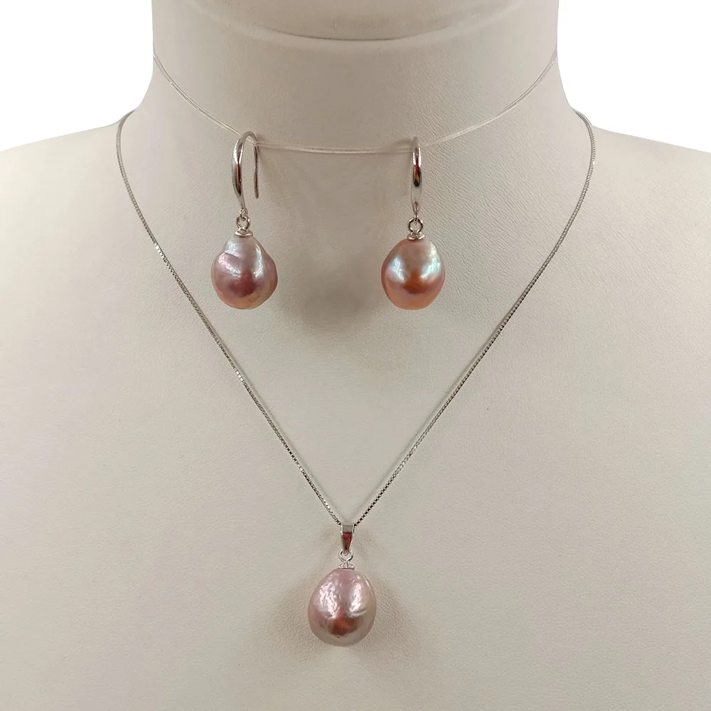 Fashion Nature Pearl 925 Silver Jewelry 