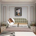 Foshan Lucky Line Aluminum Tile Trim U Profiles For Floor And Wall Corner Decoration Free Sample Decorative Profiles