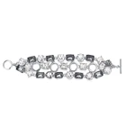 Stone YH10002 Italina Hot Selling Luxury Women Charm Jewelry Set Environmental Fancy Stone Big Alloy Bracelet