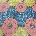 Batik 21S Java Wax Batik African Fabrics Cotton Waxed Holland Wax Print For African Headwraps
