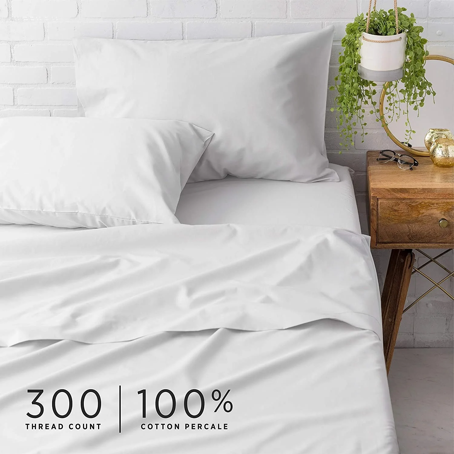 TC300 Egyptian Cotton Sateen FLAT BED SHEET 100% Egyptian Cotton PREMIUM QUALITY 