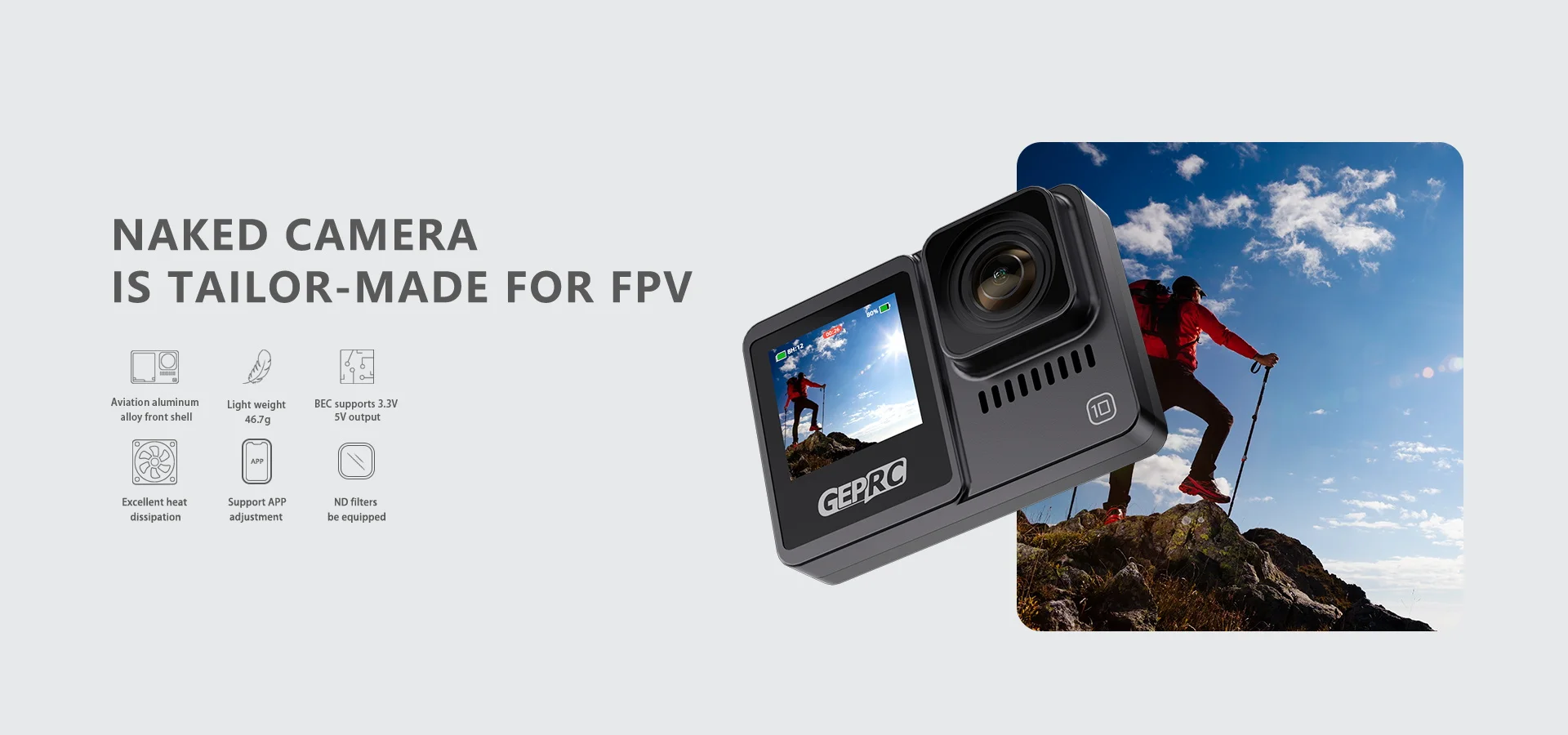 Geprc Naked Camera Gp Full Action Camera Gp Gp Gp Ultimate Fpv