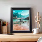 Family Decoration Frame Modern Design Black 8x10 Customize Home Family Decoration MDF Moulding Photo Frame