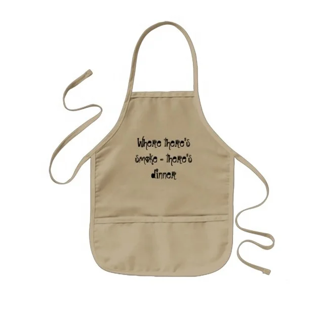 Custom Printing Embroidery Logo Kids Apron For Painting Kitchen Household Cleaning Kids Apron