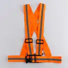 Worker Safety Adults Police Worker Jogging Cycling Running High Visibility Belt Custom Kids Reflective Safety Vest