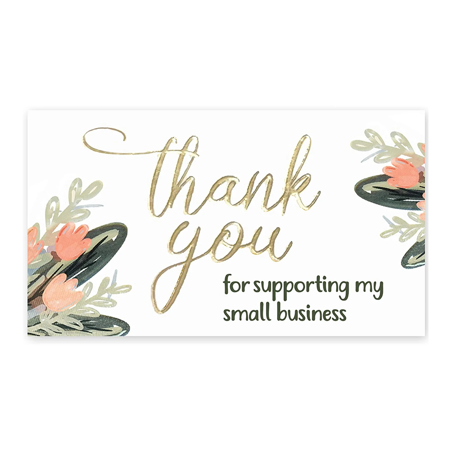 thank you for supporting my small business cards