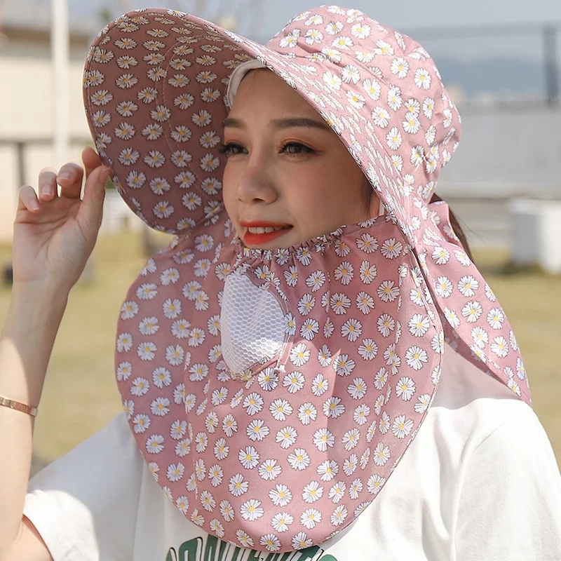 sun protection cap scarf