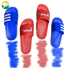 Bathroom Pvc Sliders Grey Slippers Flip Flops Customize Sandal Slides Footwear Slippers For Men Custom Men's Slippers Slides