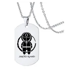 Fresh Water Necklace Factory Price Woman Paperclip Emerald Mama Fresh Water Squid Game Necklace
