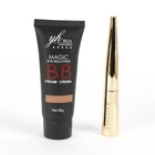 Makeup Cream Custom Natural Whitening Matte Makeup Cream Liquid Foundation Glass Bottle Concealer Liquid Foundation