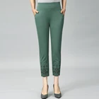 Colors Low Price Women's Hollow Stretch Pants In 3 Colors Casual Women Pants