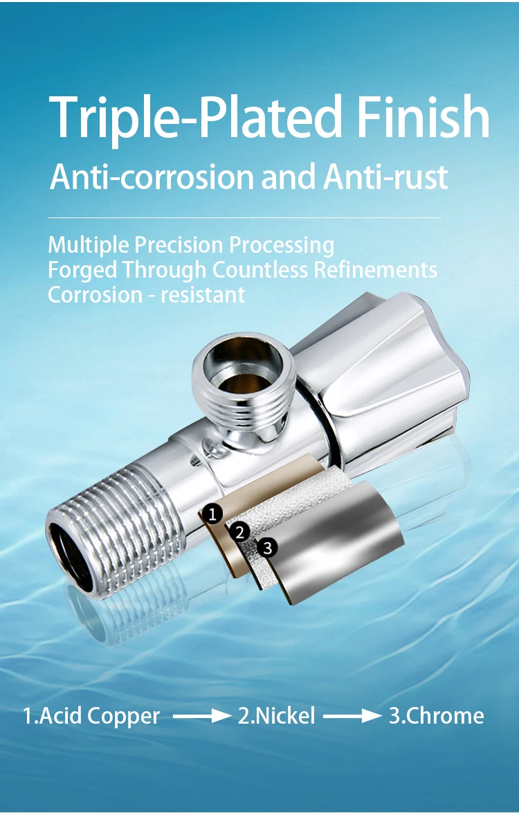 ABS Handle Brass Washing Machine Angle Valve Brass Valve Plumbing Angle Stop Valve Angle Valve 1/2 Water Bathroom Fittings factory