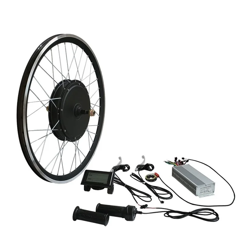 Electric Bike E-Bike Hub Cycling Motor Conversion Kit Front/Rear Wheel 26" 1000W 