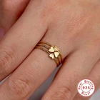 Sterling Silver Ring Silver Silver Pattern Ring European And American Trend S925 Sterling Silver Heart Ring