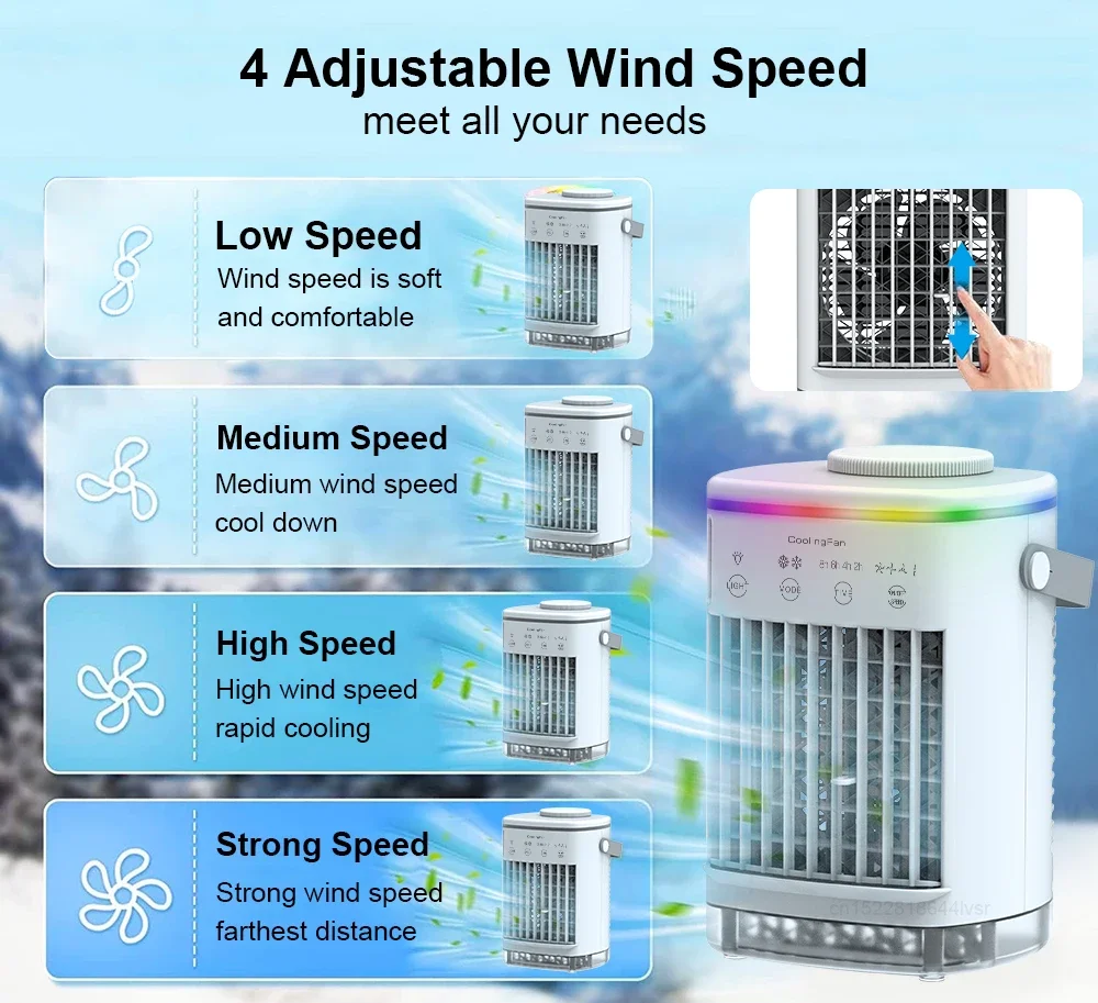 Portable Air Conditioner, USB, 700ml - detail 20