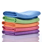 Fish Kitchen Cloth Towel Microfiber Fish Scale Lint Free Kitchen Washing Cloth Glass Cleaning Towel