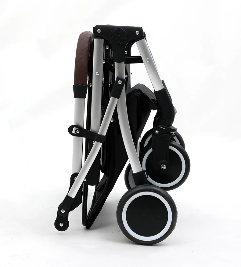 New Pet Stroller Luxury Double Deck Stroller Dog Cat Large Space Folding Bag Multi-functional Stroller Pet Products supplier