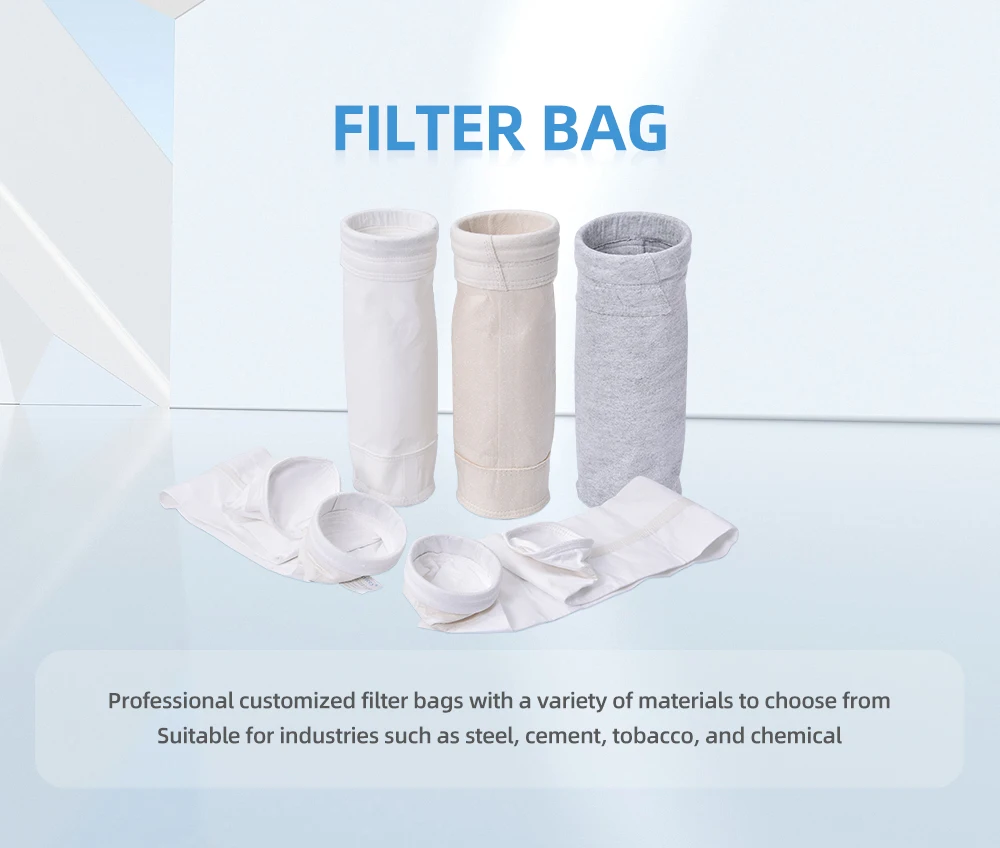 Factory Direct Supply Industrial Dust Collector Filter Bag with 1 Year Warranty for Cement Industry Dust Removal