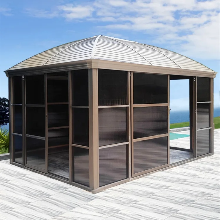 Single Roof Sun Gazebo Outdoor Tent 