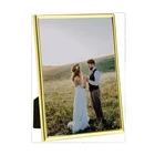 Metal Silver Frame Metal Simple Modern Metal Silver Picture Frame Metal Photo Frame For Table And Wall Decoration
