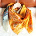 Scarf Women Printed The Newest Designs Different Colors Head Scarf Custom Silk Tube Scarf For Women