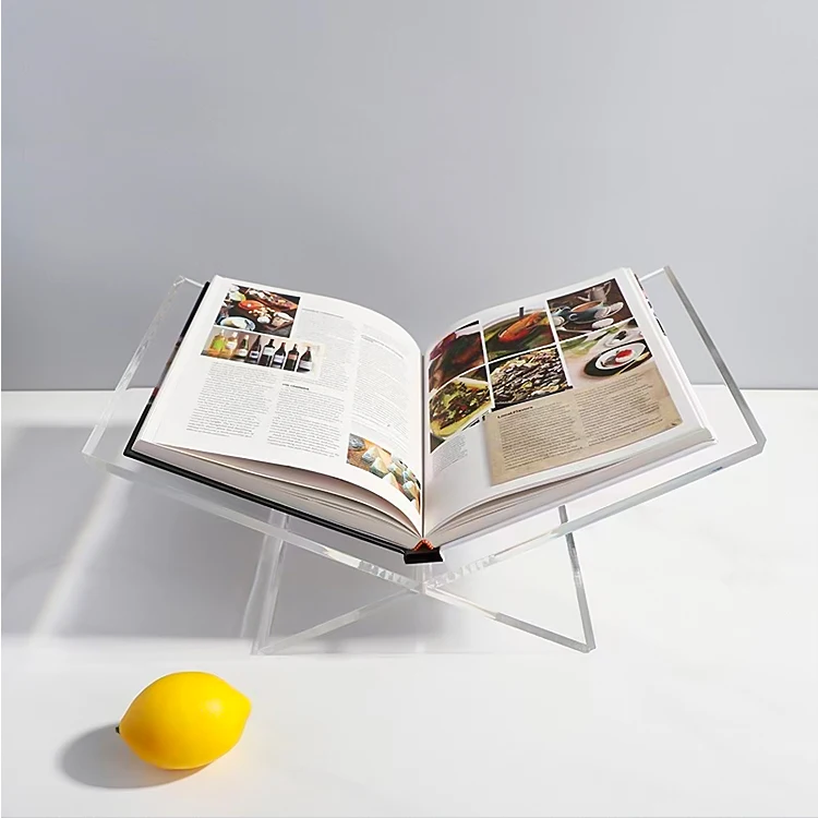 Wholesale Transparent Acrylic Book Display Stand Acrylic Bookcase