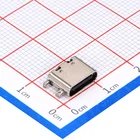 Type-C USB Connectors 3.1 Sink 0.8mm 1.2mm 1.5mm 6pins SMD Right Angle Female C Type USB Connector