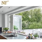Window NFRC Cheap Aluminum Glass Bifold Passive Window