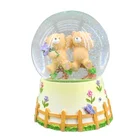 Wedding Favor Decoration Hot Sale Wedding Favor Gifts Water Globe Resin Bride Figure Snow Globe Decoration