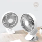 Fan For Electric 2021 New Product USB Rechargeable Table USB Fan Portable Clip On Fan With LED Light For Home Electric