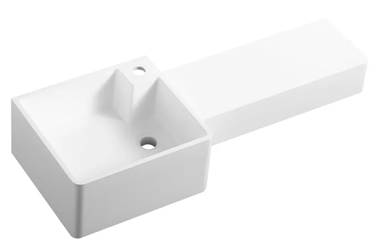 Tarpul New Design Sanitary Ware Artificial Stone Solid Surface Counter Top Vanity Basin Tops Wash Hand Bathroom Basins Sink supplier