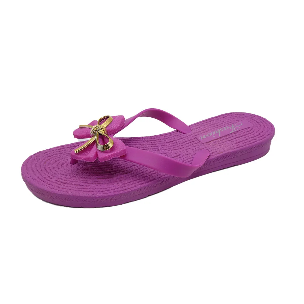 Hot Sales Bow Rest Bella Toe Flip Flops Ladies Sandals Comfortable With Arch Support Flip Flop For Ladies