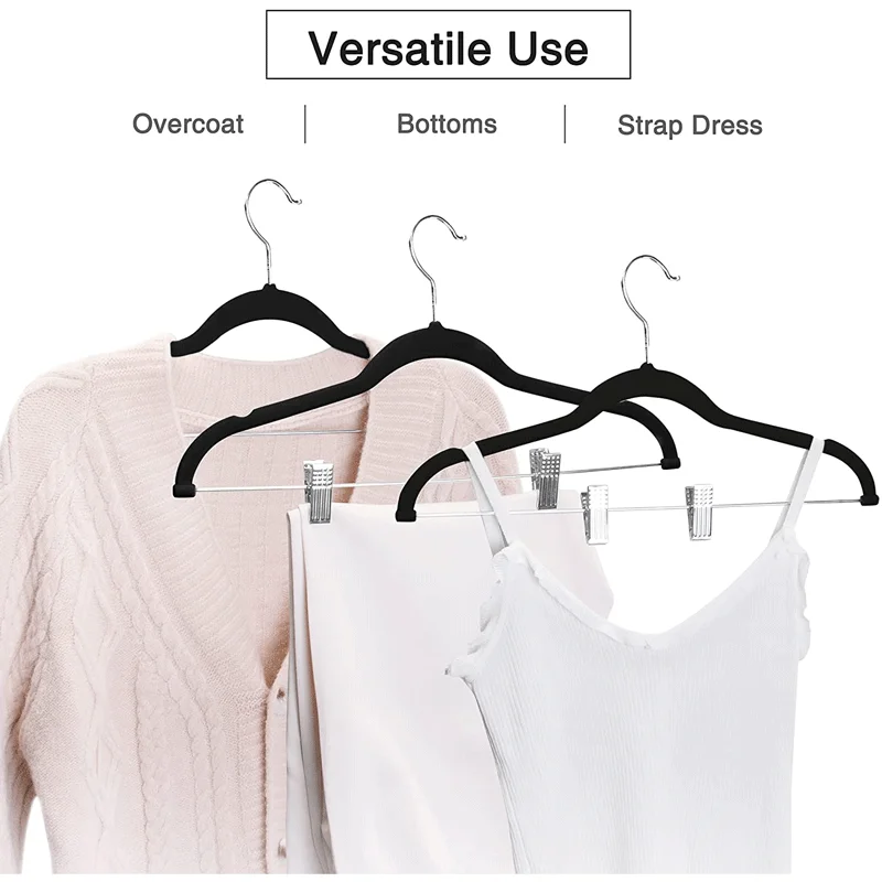 Lavinia Wholesale Custom Plastic Hanger Non-Slip Space Saving Velvet Hangers for Pants 24 H4edf93572fb34643ac85e3357f454867k Lavinia Wholesale Custom Plastic Hanger Non-Slip Space Saving Velvet Hangers for Pants