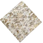 Shell 305*305mm Natural Color Mesh Shell Mosaic Bathroom Living Room Bar Counter Background Wall Wall Sticker
