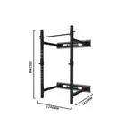 Fitness Commercial LDH Fitness Equipment Home Training Custom Logo Commercial Hot Sale Wall Mounted Squat Rack