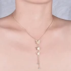 Jewelry 2021 New Arrival Stainless Steel Jewelry Custom Diamond Pendant Womens Necklaces 2021 Butterfly Necklace